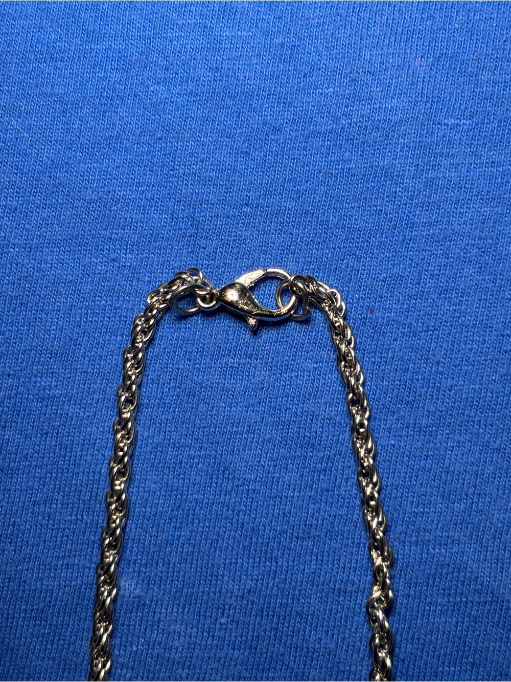 Silver Rope Chain Necklace - Picture 6 of 9